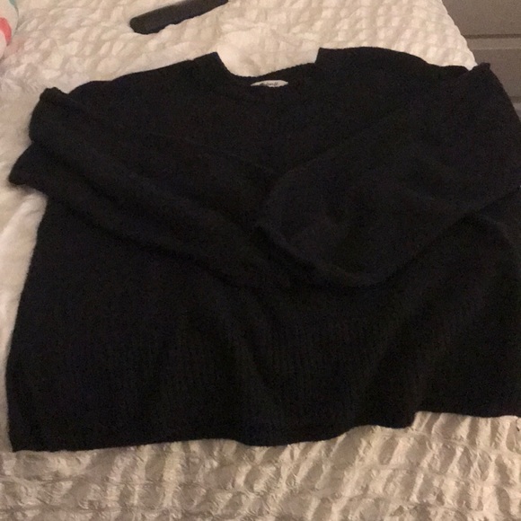 Madewell Sweaters - Madewell black balloon sleeve sweater